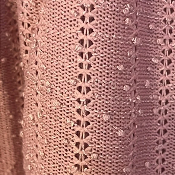 Sears | New VINTAGE pink textured midi dress Women’s size 14 (more like 10) vtg - Picture 4 of 9